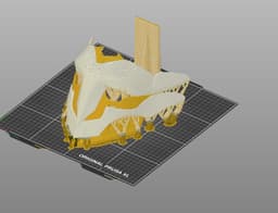 Ekko Firelighter Mask - Arcane 3d model