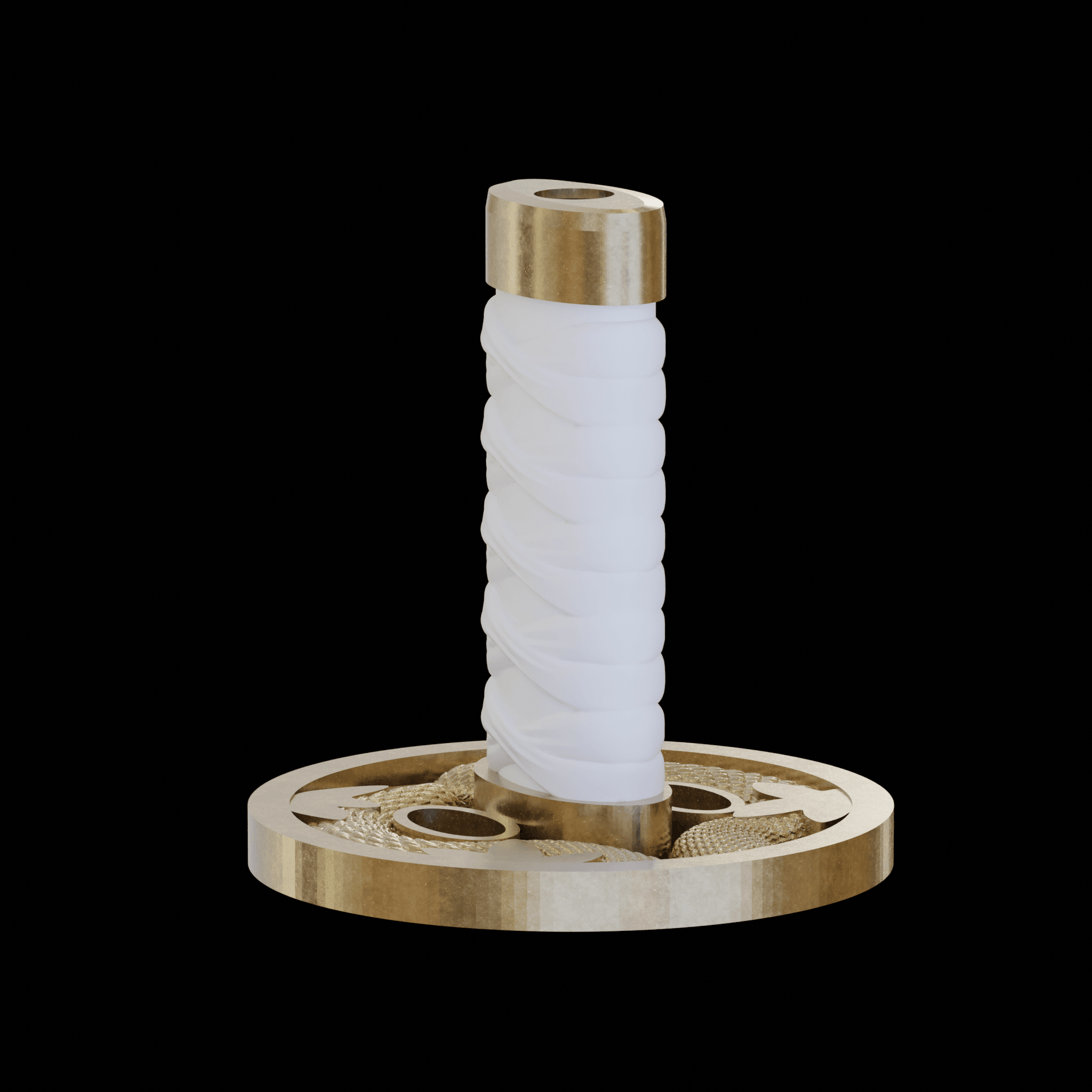 Obanai Sword Soda Cup Topper 3d model