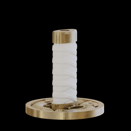 Obanai Sword Soda Cup Topper 3d model