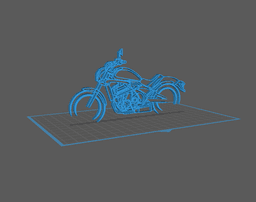 Kawasaki - Vulcan S Wall Art 3d model