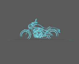 Kawasaki - Vulcan S Wall Art 3d model