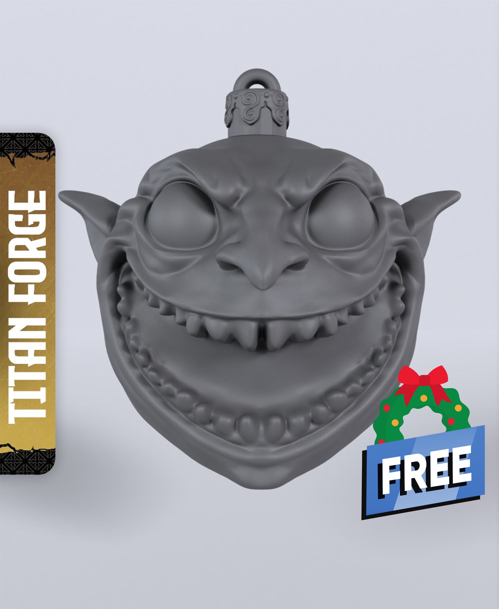 Goblin Bauble - With Free Dragon - 5e DnD Inspired for RPG and Wargamers 3d model