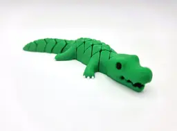 Cute Lil Flexi Croc 3d model
