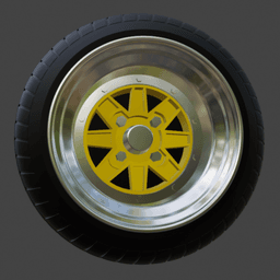 SSR Speed Star mk3 wheels 1/64 JDM 3d model
