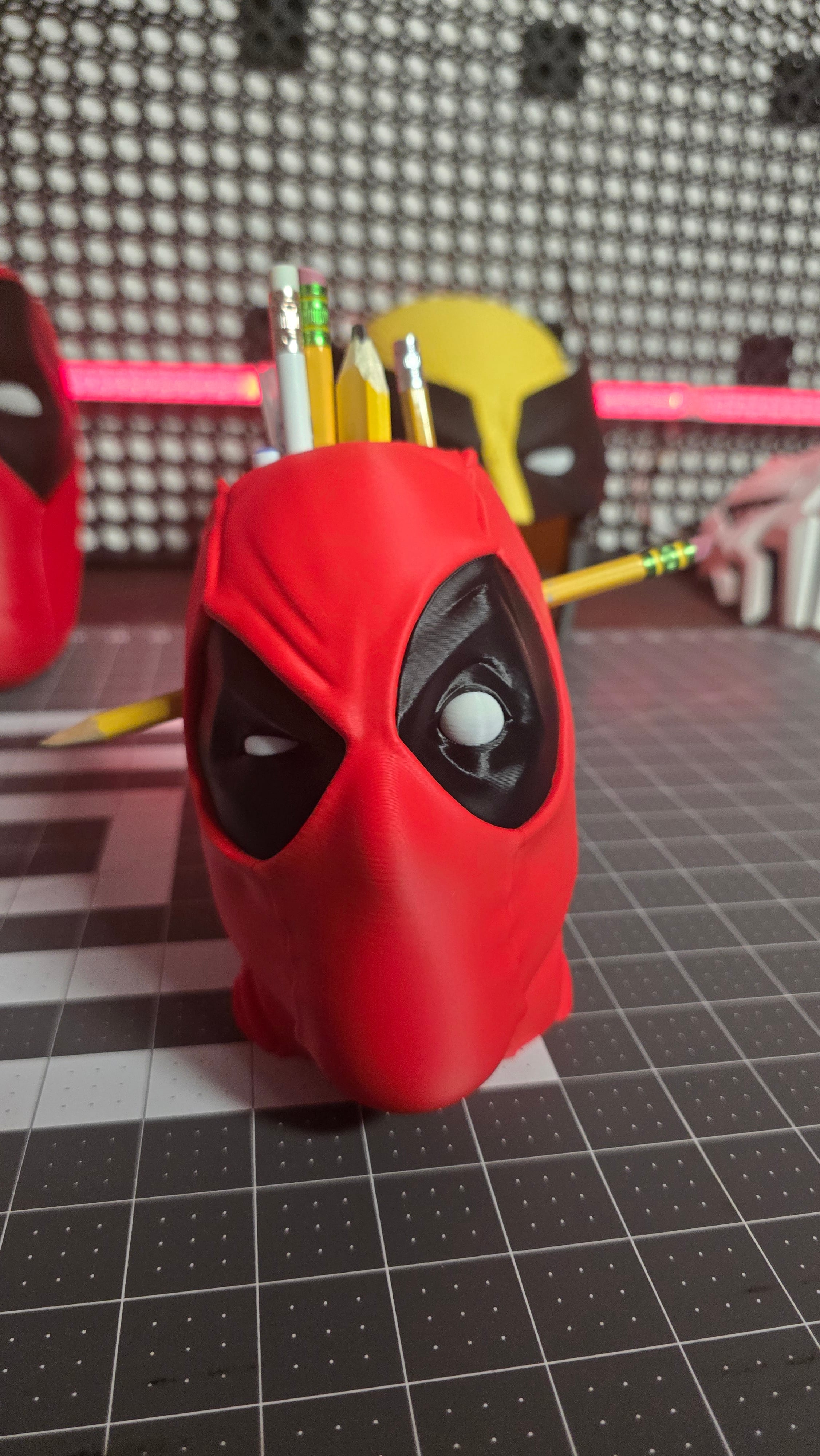 Deadpool Pencil Holder – Back to School Edition 3d model