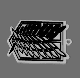 SHINGEKI NO KYOJIN KEYCHAIN COMBO 3d model