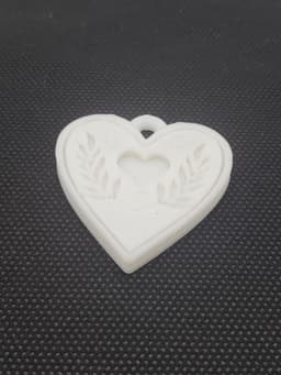 Heart, Necklace, Key Chain, for Lovers, Couples 3d model