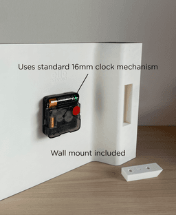 Folio, wall clock. 3d model