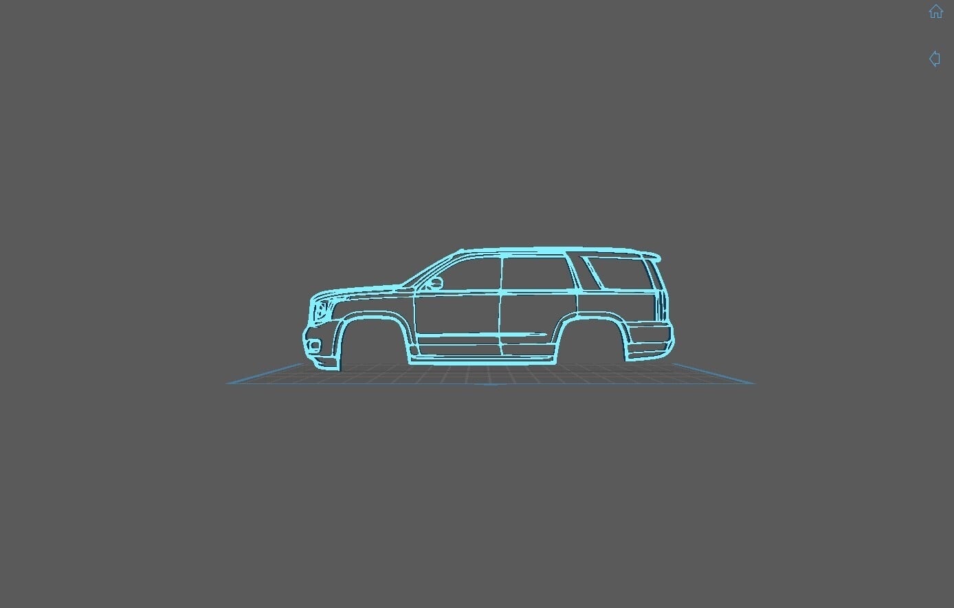 GMC - Yukon 2015 Wall Art 3d model