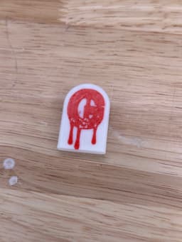 Ghoulishly Great: Multi-Color Halloween Headstone Fridge Magnets G 3d model