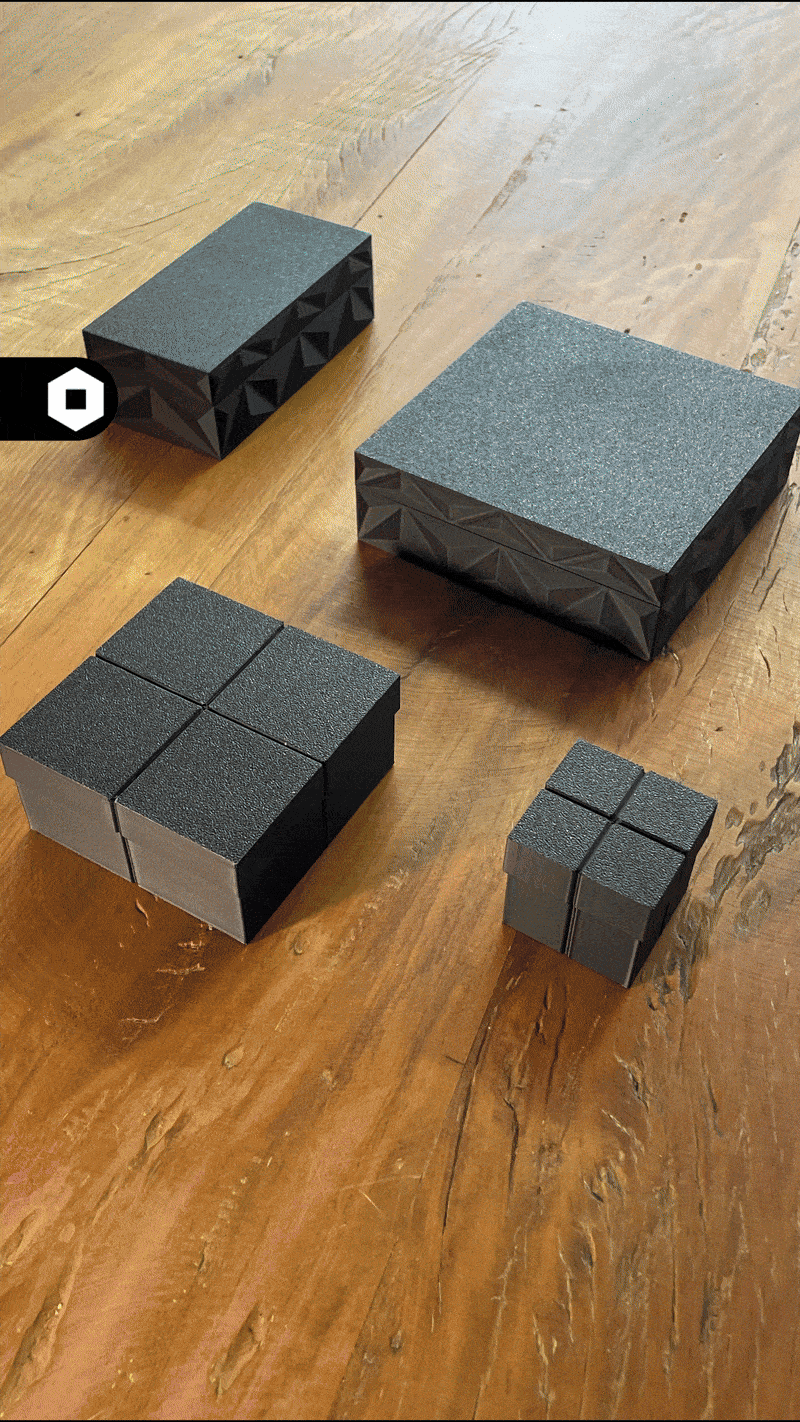 Box Container Set 3d model