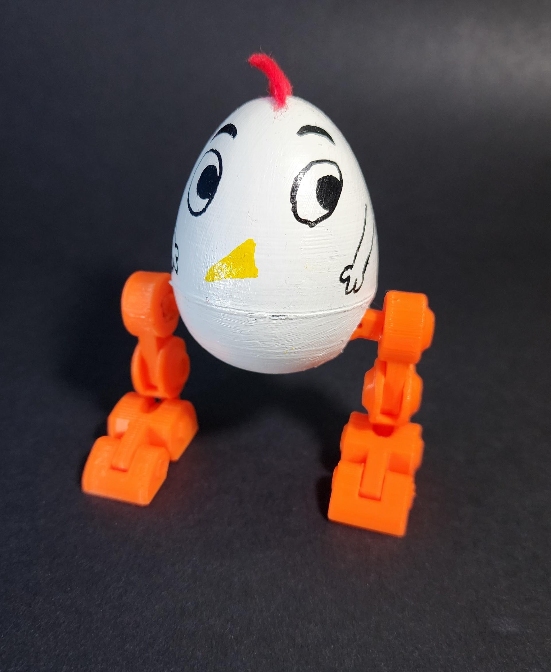 Articulated Easter Bot — 3GG-8UNNY - Super cool and unique model! Loots of fun to paint too! - 3d model