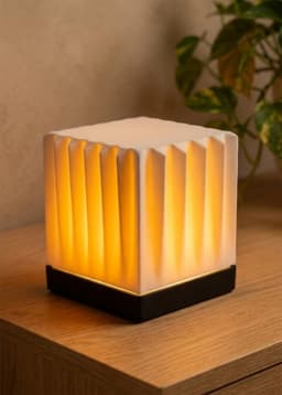 Ori - A Modern Ribbed Accent Lamp 3d model