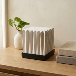 Ori - A Modern Ribbed Accent Lamp 3d model