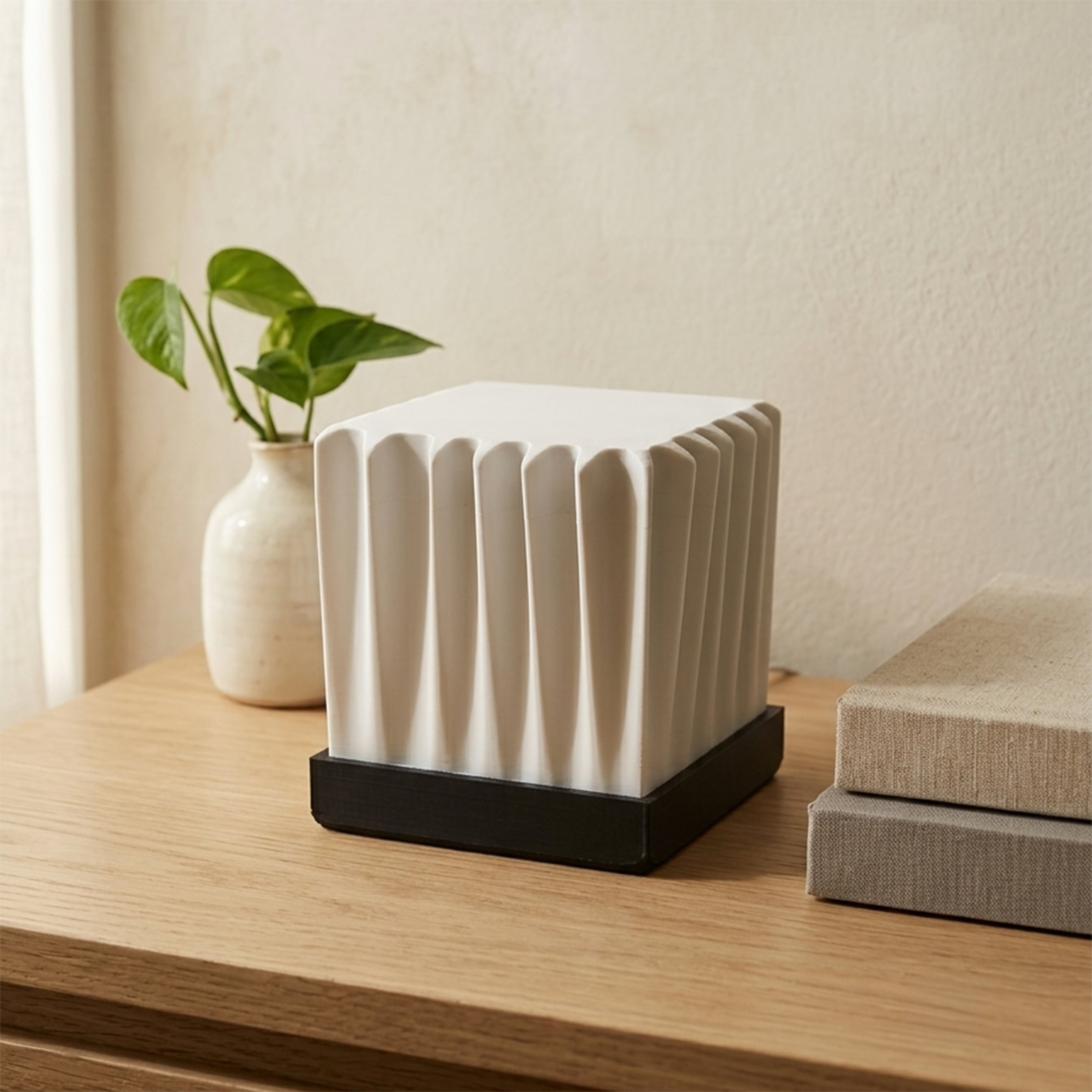 Ori - A Modern Ribbed Accent Lamp 3d model