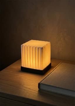 Ori - A Modern Ribbed Accent Lamp 3d model