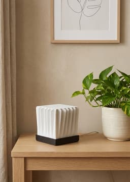 Ori - A Modern Ribbed Accent Lamp 3d model