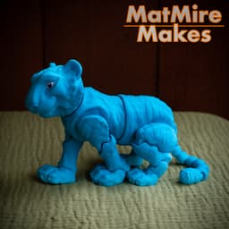 Tiger - Articulated Figure 3d model