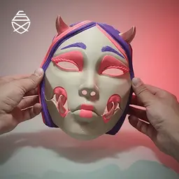 Kuchisake Mask 3d model
