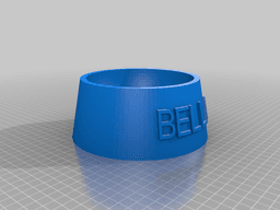 My Customized Fully Parametric Dog / Cat Food Bowl 3d model