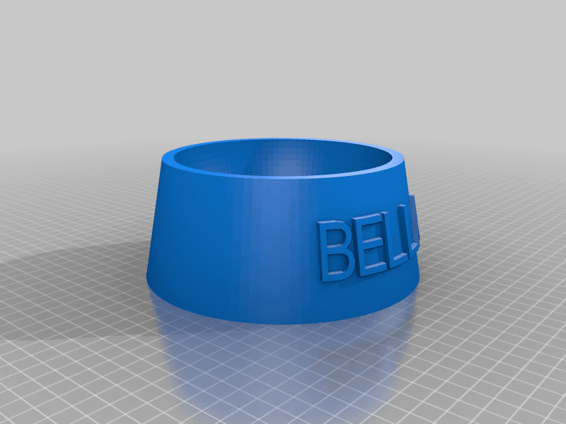 My Customized Fully Parametric Dog / Cat Food Bowl 3d model