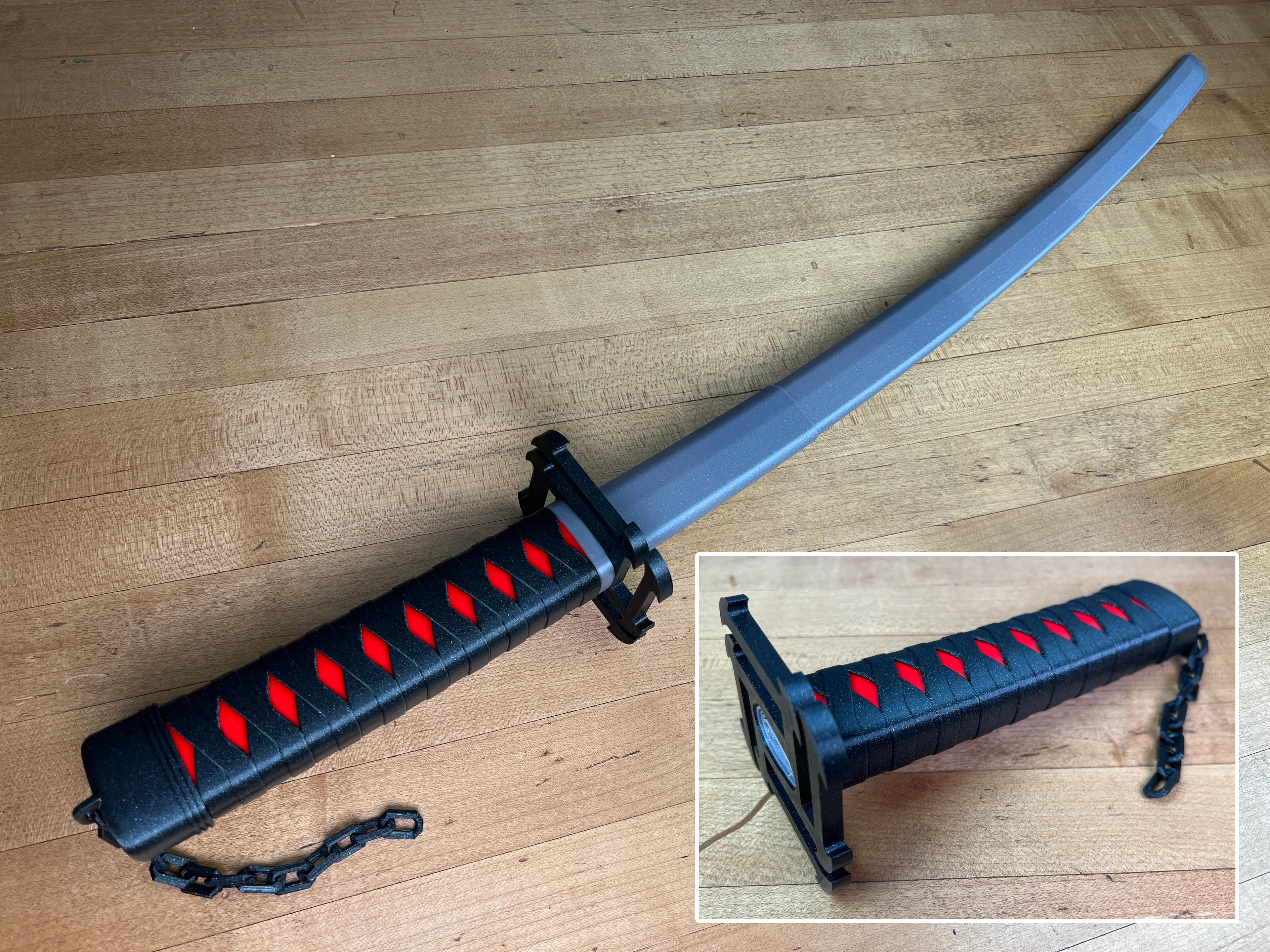 Multi-Part Collapsing Zanpakuto 3d model