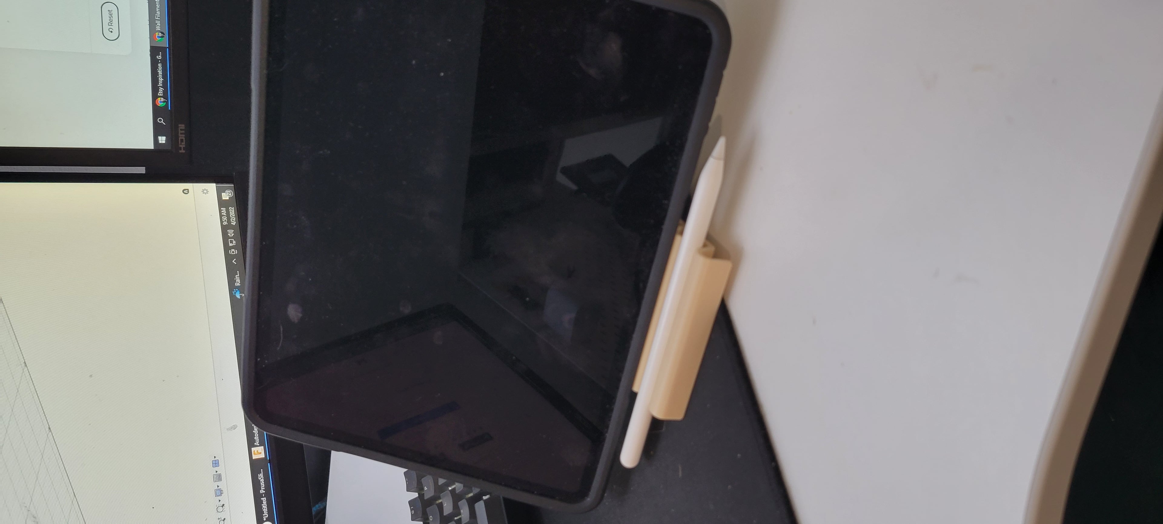 Wave Phone Stand v1 3d model