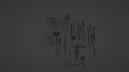 LOWPOLY MELEE PACK FOR GAME OR 3D PRINT 3d model