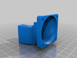 Zee Fan Duct for Ender 3 v2 3d model