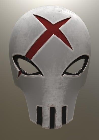 Red X Mask Teen Titans 3d model