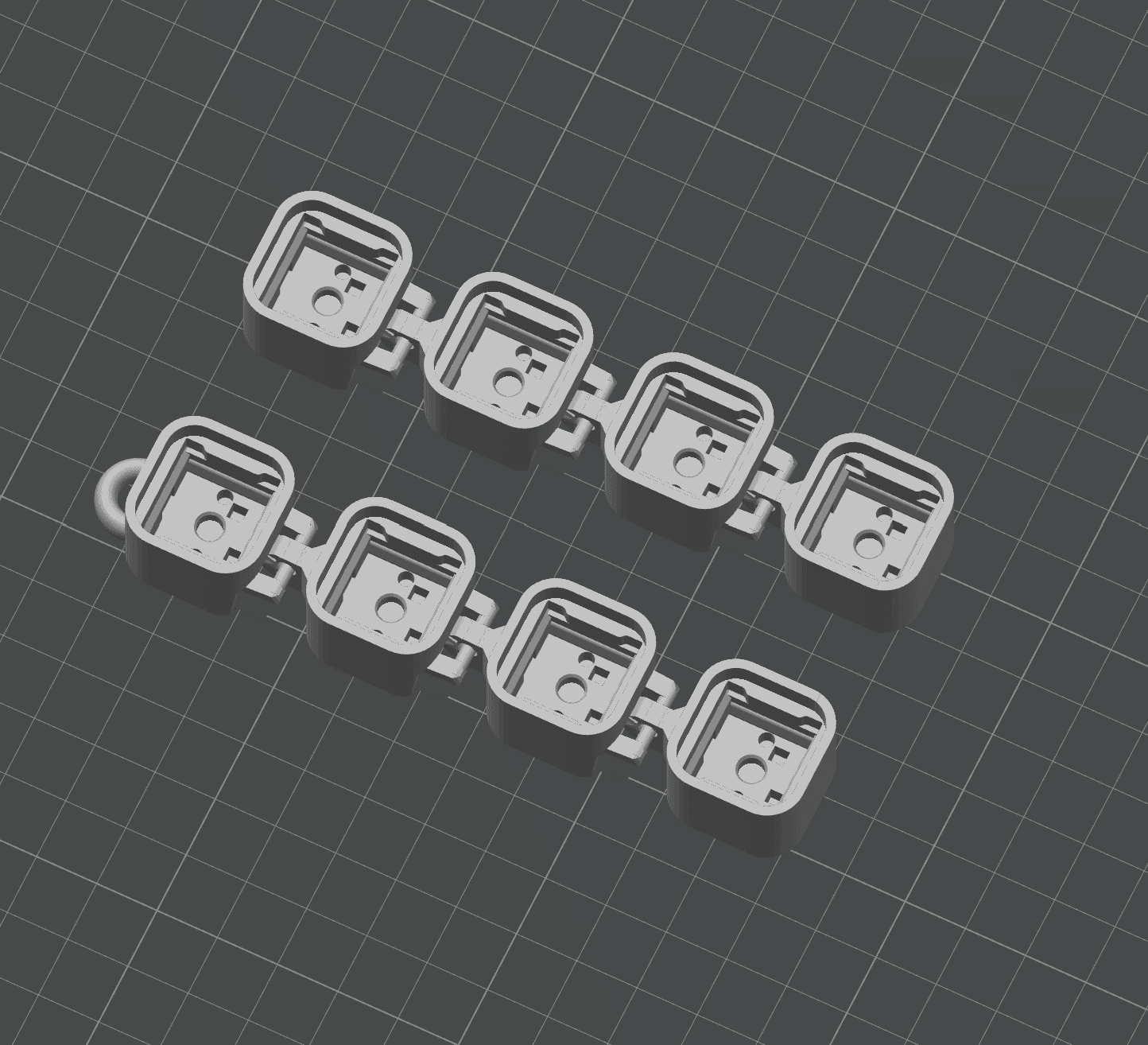 Videogame Controller Dragon - Flexi Clicker Button Creature with Keychain Version STL/3MF 3d model