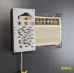 Air conditioner cover 3d model