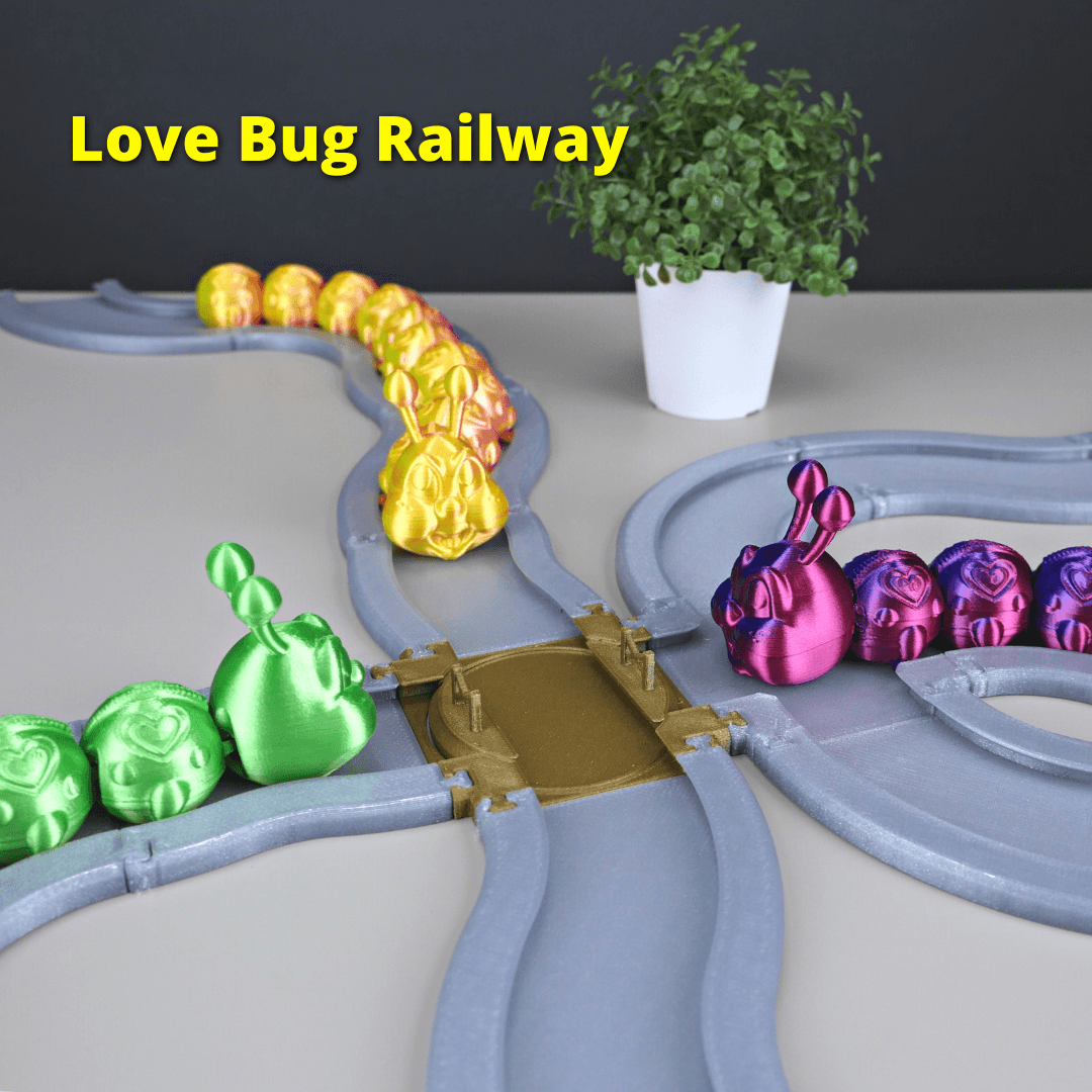 Love Bug Railway 3d model