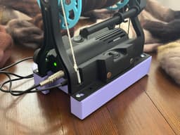 Electric Eel Wheel 6 Battery & Tripod Base STL File 3d model