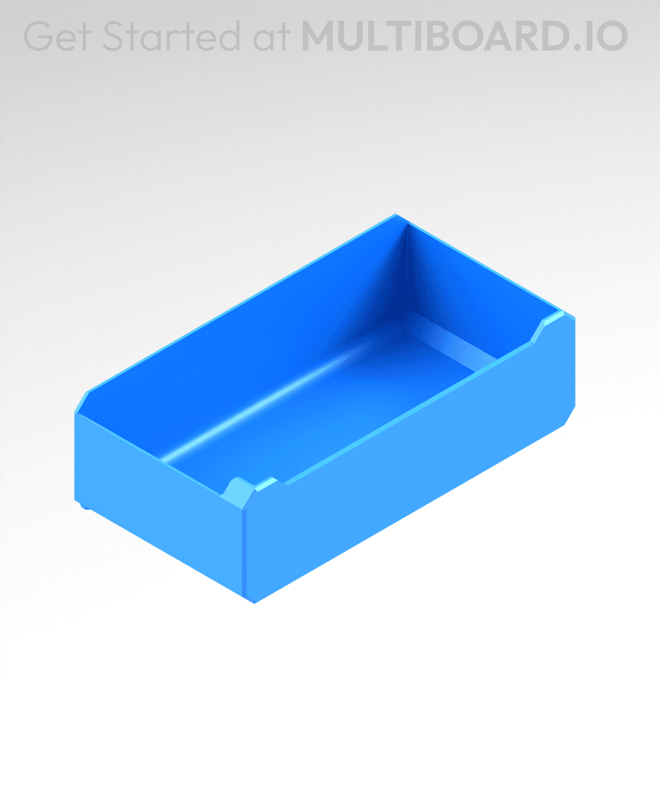 3x1x1.5 LU - MultiBin Simple Drawer 3d model