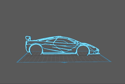 Mclaren - F1 LM Wall Art 3d model