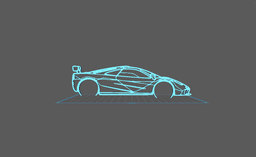 Mclaren - F1 LM Wall Art 3d model