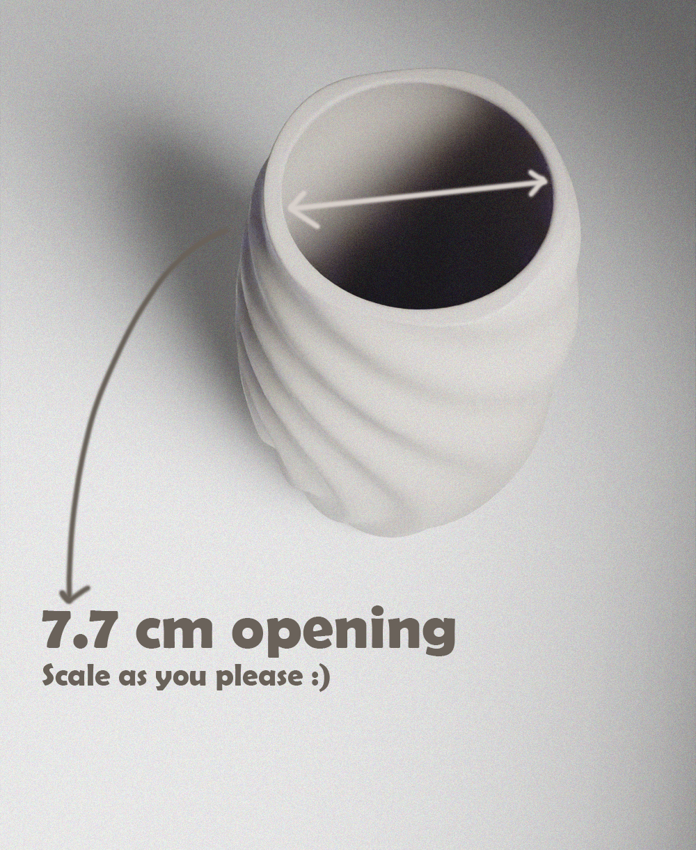 Wave Vase 3d model