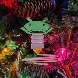 FLSUN Santa Christmas Ornament - Season of Giving 3d model