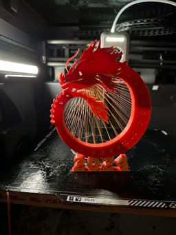 dragon art 3d model