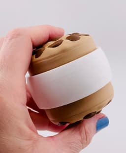 Chocolate Chip Ice Cream Sandwich DOUBLE sided Clicker 3d model