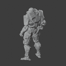 Adam Smasher Cyberpunk 2077 Figurine 3d model