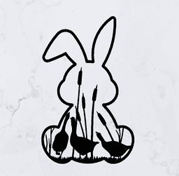 Bunny Decoration 3d model