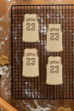 Jordan Cookie Cutter, Biscuit Cutter 3d model
