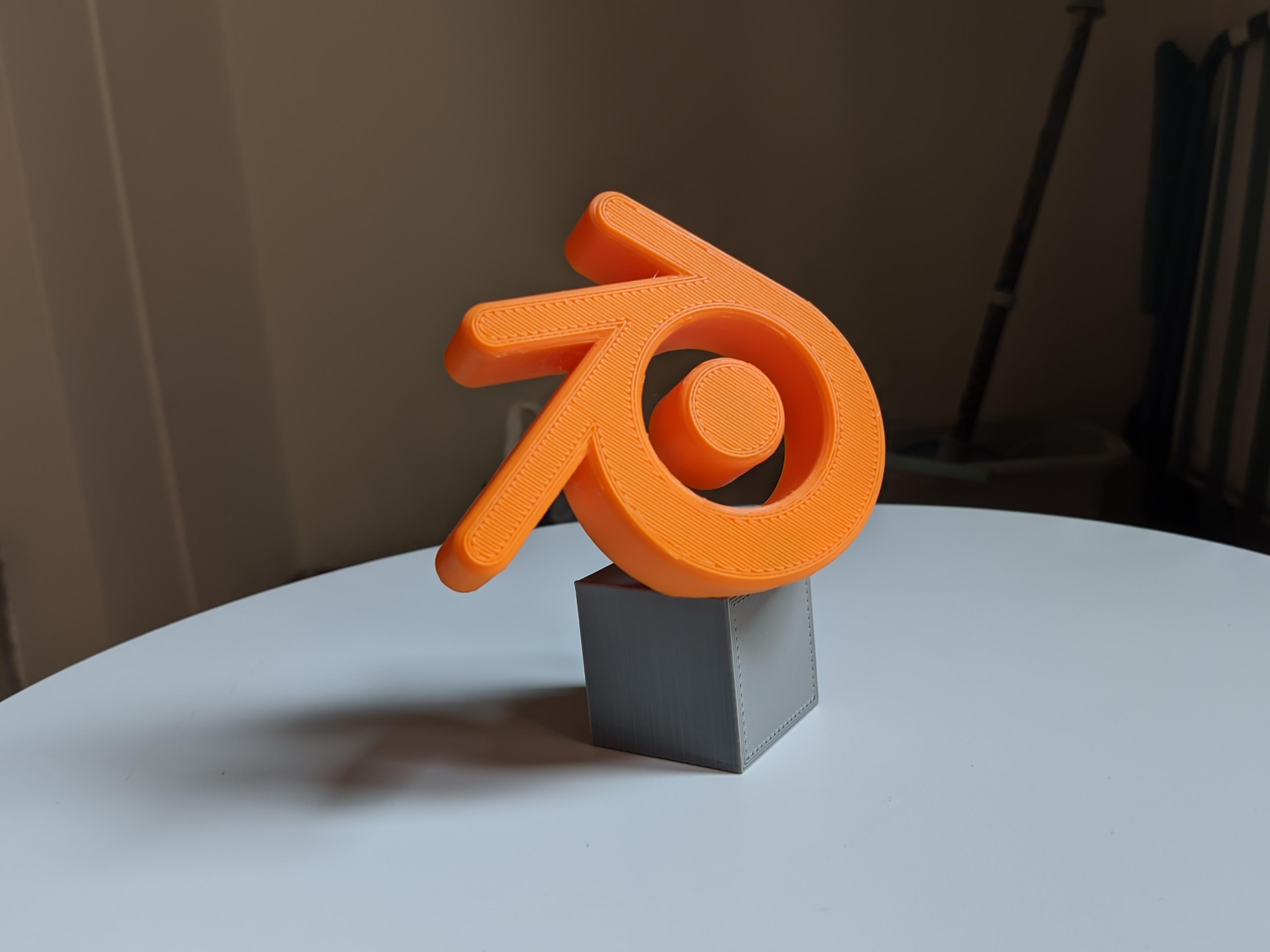 Blender Logo (3 Pieces) 3d model