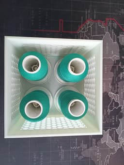 stackable box for 48x70mm overlock yarn spools 3d model