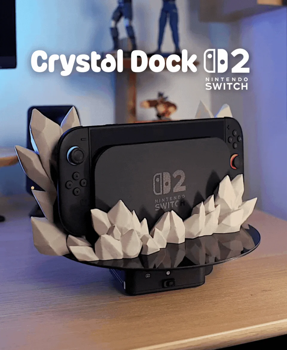 Crystal Dock Nintendo Switch 2 3d model