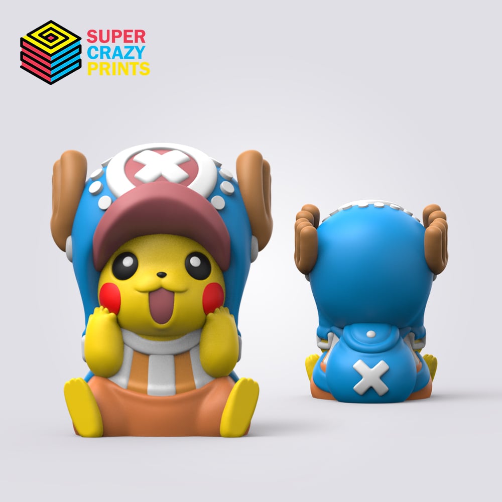 Tony Tony Chopper Pikachu V02 3d model