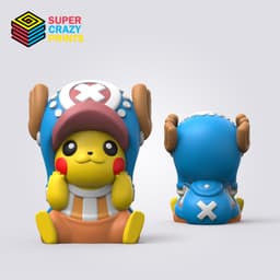 Tony Tony Chopper Pikachu V02 3d model