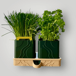 Modular Herb Planter System – Pot, Tray, Lid and Seedling Lifter 3d model